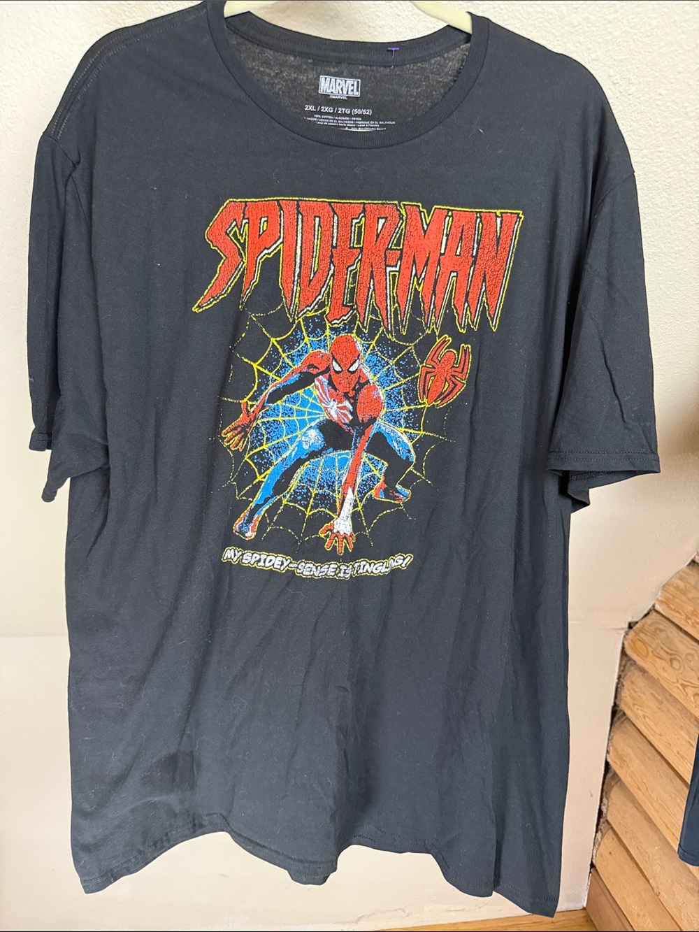 SPIDERMAN Senses Tingling Tee Size 2XL